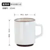 Tazas de Cerámica con Logo Personalizado para Uso en Casa, Regalos Promocionales, Tazas de Café, Tazas Mate al por Mayor con Tapas y Cucharas