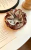 Atacado em estoque scrunchies de renda floral cintura fina, scrunchies de cetim com strass, elásticos de cabelo, tiaras