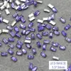 Atacado Roxo Zircônia 5A Borda Chanfrada Pedras de Strass para Nail Art Strass Irregulares Brilhantes da Moda Fundo Plano Pedras de Strass Gota Marquise Decorações para Unhas
