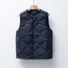 Pinghu Chixin Chaleco de Terciopelo 90 para Hombre Nuevo Estándar Nacional Color Sólido Nuevo Chaleco con Cuello Redondo y en V para Hombre Chaleco Chaqueta