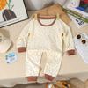 Ropa interior sin huesos de estilo coreano para niños, ropa de algodón con dibujos animados para otoño e invierno, pijamas para bebés, ropa de otoño, pantalones de otoño, traje