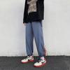Pantalones casuales estilo Hong Kong para hombre, con letras de colores contrastantes, modernos, holgados hasta el tobillo, estilo coreano de verano 2024, deportivos a la moda que combinan con todo.