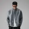 Compra Global Transfronteiriça Suéter de Malha Textura Retrô Outono Masculino Falso Duas Peças Design Patchwork Xadrez Jaqueta Casual