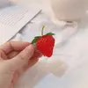 Bonita Horquilla de Fresa Simulación de Comida Estilo Niña Flequillo Naranja Cabello Roto Divertida Dulce Horquilla Accesorios para el Cabello