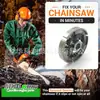 Motosierra integrada disco pasivo 6T MS 180 170 180 017 018 210230 250 compatible con piezas de mantenimiento