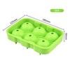 Molde de hielo de silicona de grado alimenticio al por mayor de fábrica, película para cubitos de hielo redondos para whisky con fácil desmolde, hielera para bolas de hielo