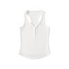 HL6008-25 Primavera Novo Estilo Europeu e Americano Garota Popular Sexy Decote V Buraco de Botão Vazado Ajuste ao Corpo Forma de I Colete