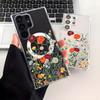 Sitio Web Independiente Más Vendido Retro Colorido Floral Magnético Funda para Teléfono Adecuada para Samsung 25, Transparente S24Plus Dura S22