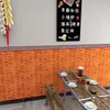 Papel de Parede para Loja, Papel de Parede para Parede de Catering Comercial, Adesivos de Parede, Adesivos de Rodapé de Parede Retrô, Adesivos de Parede Autoadesivos, Espessura Estilo Chinês