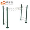 Aparelho de musculação dorsal borboleta ao ar livre, combinação dupla para várias pessoas, equipamento de fitness, fabricantes de circuito de fitness comunitário ao ar livre