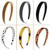 Nova faixa de cabelo da Amazon com 1,8 cm de largura, com toque de alta qualidade, estampa de leopardo, adequada para mulheres usarem ao lavar o rosto, faixa de cabelo antiderrapante feita de material de PC