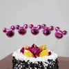 Birthday cake scene card insert love birthday cake five-pointed star PU flag decoration cake scene supplies