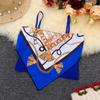 Camisola de verano 2023 con diseño de patrón irregular, prenda exterior sexy para mujer