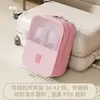 Empaque de zapatos bolsa de almacenamiento de zapatos bolsa transparente a prueba de polvo a prueba de moho se puede colgar maleta bolsa de zapatos a prueba de moho a prueba de polvo