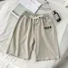 Shorts esportivos masculinos desgaste externo solto em linha reta calças casuais verão moda fina perna larga shorts calças de praia