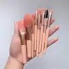 Set de Cosméticos Recomendado para Chicas Corazón de Belleza Brocha para Sombras de Ojos de Cerdas Suaves Set de Brochas para Polvo Suelto para Principiantes Xingmeng