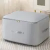 Saco de Armazenamento para Edredom de Penas Compressão à Prova de Poeira à Prova de Umidade Saco Ajustável Grande Capacidade Roupas Edredom Bagagem Saco para Mudança