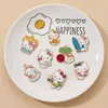 Venta Caliente Transfronteriza Dibujos Animados Sanrio Gato Kt Esmalte Aleación Colgante Joyería Collar Accesorio Componentes para Joyería DIY