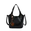 Bolso Popular de Otoño de Moda Casual Nuevo Estilo para el Viaje Diario Bolso Cubo Gran Capacidad Elegante Retro Bolso Cruzado