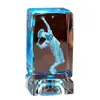 Nuevos Adornos de Cristal de Tenis Regalos de Cumpleaños Luminosos Souvenirs de Eventos de Competición Deportiva Grabados Hechos a Mano
