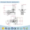 Piezas Eléctricas de Calidad, Termostato de Detección de Alta Temperatura, Controlador de Temperatura para Olla Eléctrica, Interruptor de Temperatura Personalizado