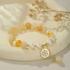 Pulsera de Perlas de Agua Dulce Natural Pulsera Elástica de Cristal de Jade Fábrica Original Venta al por Mayor Varios Estilos