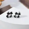 Brincos Elegantes da Moda 2023 para Mulheres Agulha de Prata S925 Design de Nicho Joias de Orelha Cruzadas Brincos Personalizados