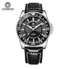 Nuevo Reloj para Hombre Augusten Fashion, Reloj de Pulsera Luminoso Estilo Submariner con Correa de Cuero, Reloj de Cuarzo, Venta al por Mayor y Dropshipping