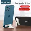 Suporte para Celular com Parte Traseira Adesiva, Dobrável para Mesa, Mini Invisível Preguiçoso, Portátil Dobrável Adesivo Ultra-Fino Magnético Suporte