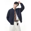 Otoño 2026 Nuevo Chaqueta de Mezclilla Estilo Coreano de Moda Personalizada con Cuello de Béisbol para Adolescentes