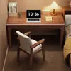 Mesa de Madeira Maciça Pequena para Apartamento para Estudantes, Mesa de Escrita para Casa, Largura 40/50cm, Mesa de Computador para Escritório/Quarto, Mesa de Estudo