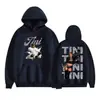 Moletom Impresso Frente e Verso do Álbum da Cantora Tini Stoessel Moda Estética Retrô Unissex Moletom Casual