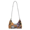 Bolso de mano con cadena de estilo chino nuevo al por mayor para mujer, Bolso de hombro con bordado de flores nuevo Otoño 2026, Bolso de axila de moda