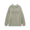 Sudadera con capucha FOG Temporada 8 ESSENTIALS Estampado de letras flocado Marca de moda estadounidense Suéter con capucha de terciopelo para hombres y mujeres