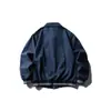 Ropa Vintage Otoño 2025 Estilo Japonés Exterior Color Sólido Detroit Casual Chaqueta de Trabajo Estudiante Retro Chaqueta para Hombre
