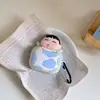 Adequado para Fone de Ouvido Airpods 4 Desenho Animado Fofo Capa Protetora de Silicone Macio Apple 1ª/2ª/3ª Geração Bluetooth Pro2
