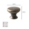 Herrajes Jingmao Nuevo Estilo Europeo Decoración para el Hogar Un Agujero Pintura Negro Adecuado para Tirador de Cajón Anillo Manijas para Puerta de Gabinete
