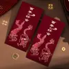 Amoroso Feliz Evento Rojo Boda Sobre Rojo Mil Yuanes Estampado en Caliente Carácter Feliz Sobre Rojo Ceremonia de Compromiso Sobre Rojo para Dinero de Regalo Bolsa Grande