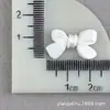 Estuche para Teléfono Móvil de Pajarita Caja de Almacenamiento de Accesorios Material Brillante de Pajarita DIY Accesorios de Resina Material de Parche de Pegamento de Crema