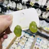 Brincos de Tarraxa Azuis Menta Gelo 2025 Novo Estilo Popular Brincos Transparentes de Alta Qualidade Moda Casual e Mais Fáceis de Combinar