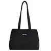Bolsa grande estilo universitário para mulheres 2025 nova moda versátil bolsa de ombro única simples para aula deslocamento bolsa tote