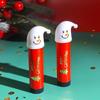 Yueshunxing Materiais de Embalagem para Cosméticos Tubo para Protetor Labial Personalizado 4g Chapeuzinho Vermelho Natal Certificado Iso Logotipo Personalizado