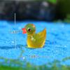 Cor Criativa Pato DIY Acessórios de Joias de Resina Micro Paisagem Pequenos Ornamentos Micro Pequeno Animal Paisagem de Musgo