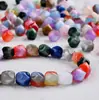 Cuentas Octogonales de Color Crema Soñador con Gradiente, Cuentas Irregulares, Cuentas Redondas, Cuentas Sueltas para Pulseras y Collares Hechos a Mano DIY, Accesorios de Joyería