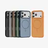 Funda Protectora Anticaídas Apple 17Pro Transfronteriza Funda Oficial de Teléfono Móvil de TPU Magnética Iphone15 Color Puro 16 Funda para Teléfono Móvil