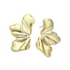 Pendientes de Temperamento de Moda Retro Ins Simples Transfronterizos Europeos y Americanos Personalidad Nicho Diseño Único Forma Irregular Pendientes para Mujer
