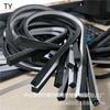 Tira Selladora Negra de Eva de Alta Elasticidad para Puertas y Ventanas de Coche, Tira Autoadhesiva a Prueba de Polvo y Anticolisión