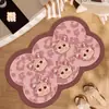 Alfombrilla Absorbente para Baño Crybaby para Uso en Casa, Alfombrilla Antideslizante de Secado Rápido de Tierra de Diatomeas para Inodoro, Entrada