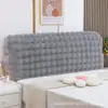 Funda de cabecero todo incluido, suave y cómoda, funda de cabecero de terciopelo de burbujas, estilo nuevo y popular, de alta gama, ligera, lujosa, anticolisión y a prueba de polvo