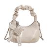 Bolso Pequeño Estilo Occidental Bolso de Mujer 2025 Plisado Nueva Moda Diseño Nicho Bolso Bandolera Exquisito Bolso de Mano Pequeño